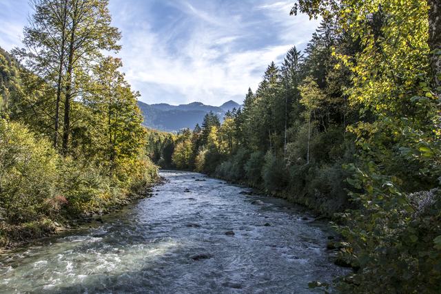 Berchtesgadener Ache Herbst