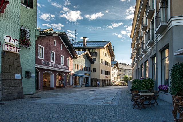 Markt Berchtesgaden Sommermorgen